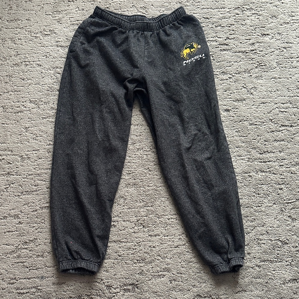 Women's Charcoal Joggers with NDSU BISON Logo